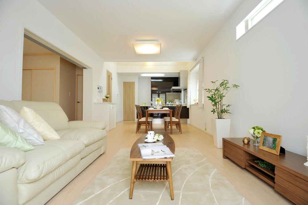 Building plan example (introspection photo). Model house LDK