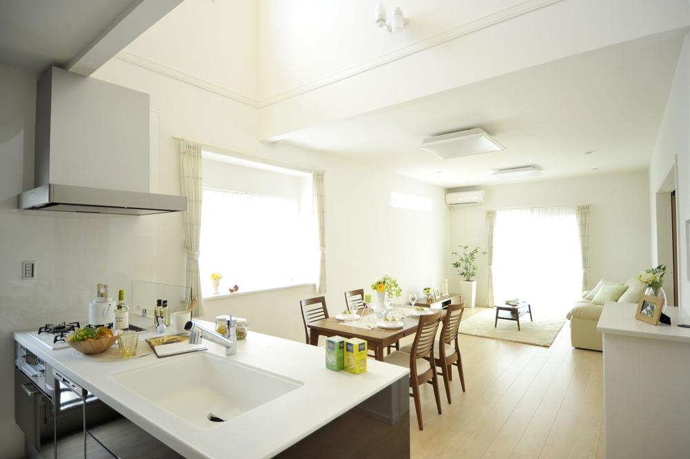 Building plan example (introspection photo). Model house LDK