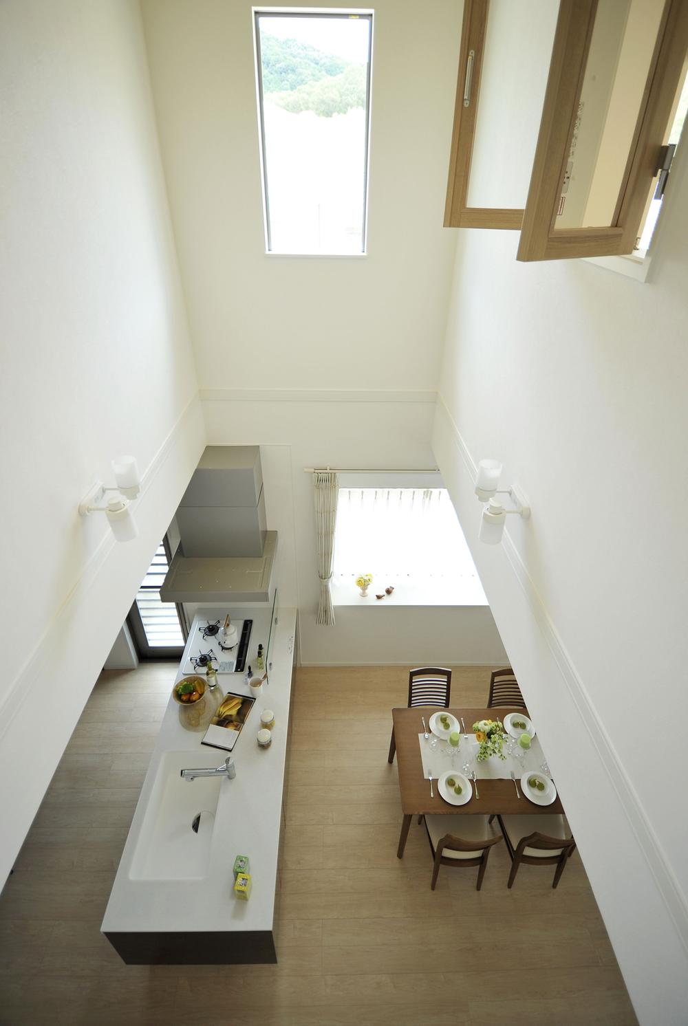 Building plan example (introspection photo). Model house LDK