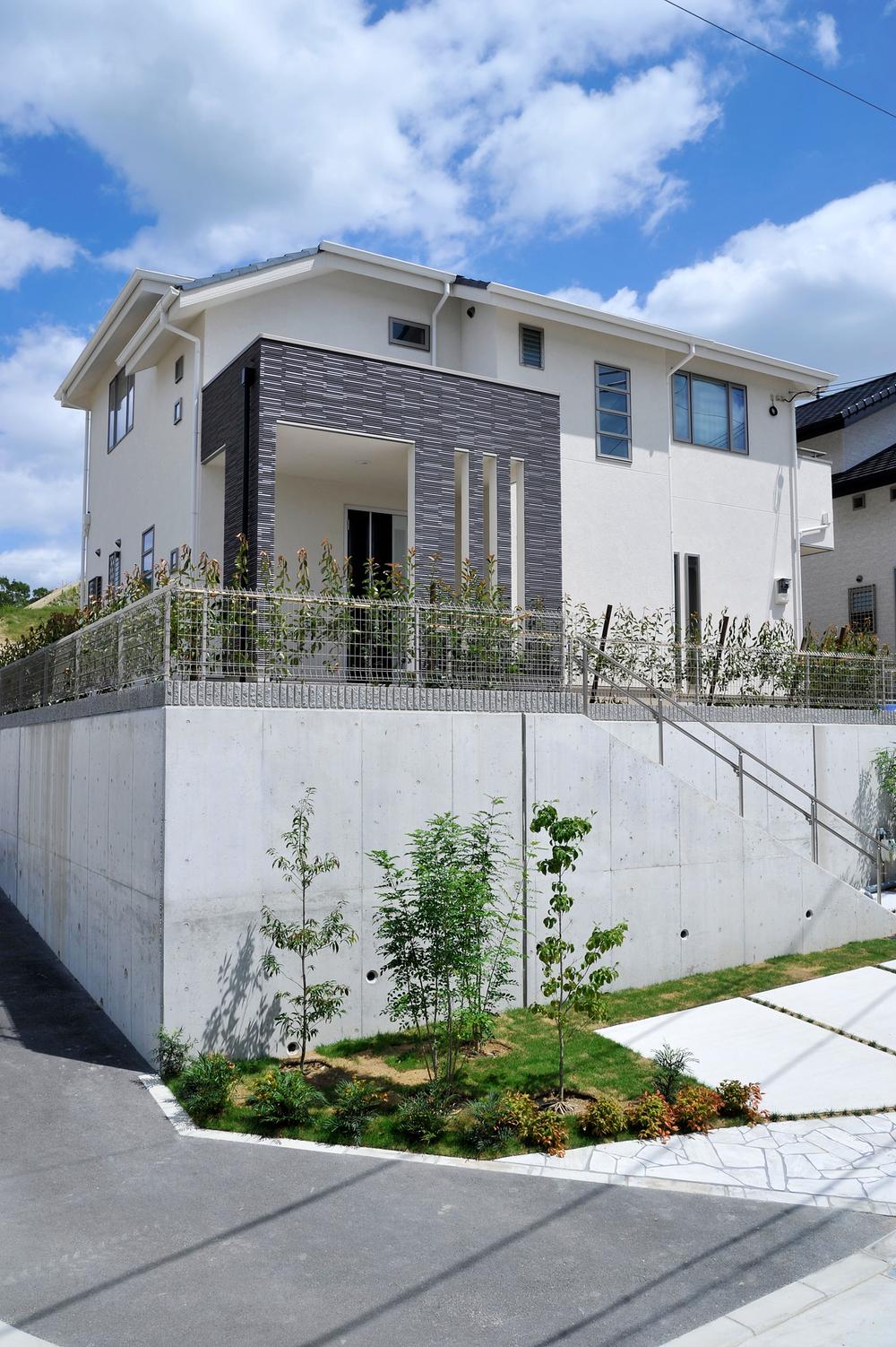 Model house photo. Model house appearance