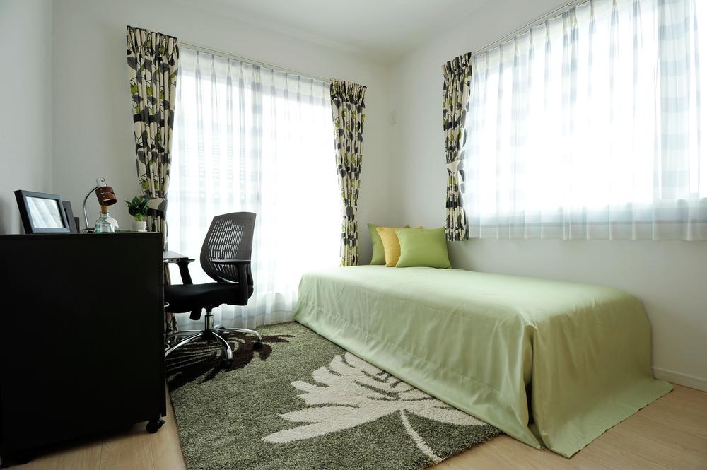 Building plan example (introspection photo). Model house Western-style