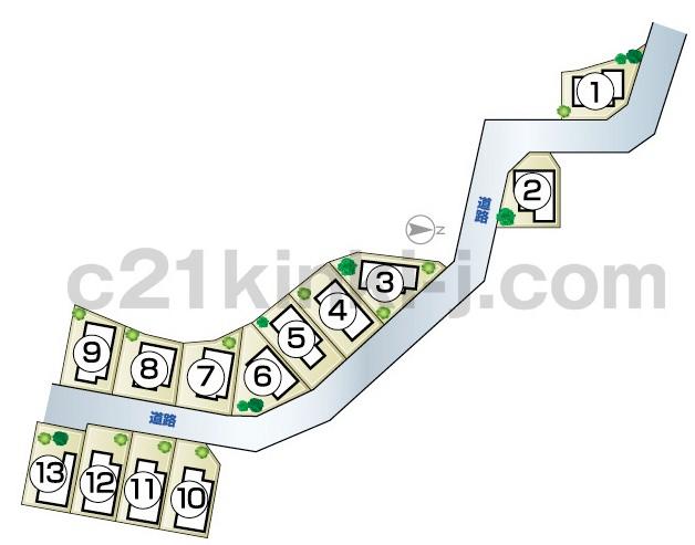 The entire compartment Figure. All 13 compartments! The entire road 6.0m