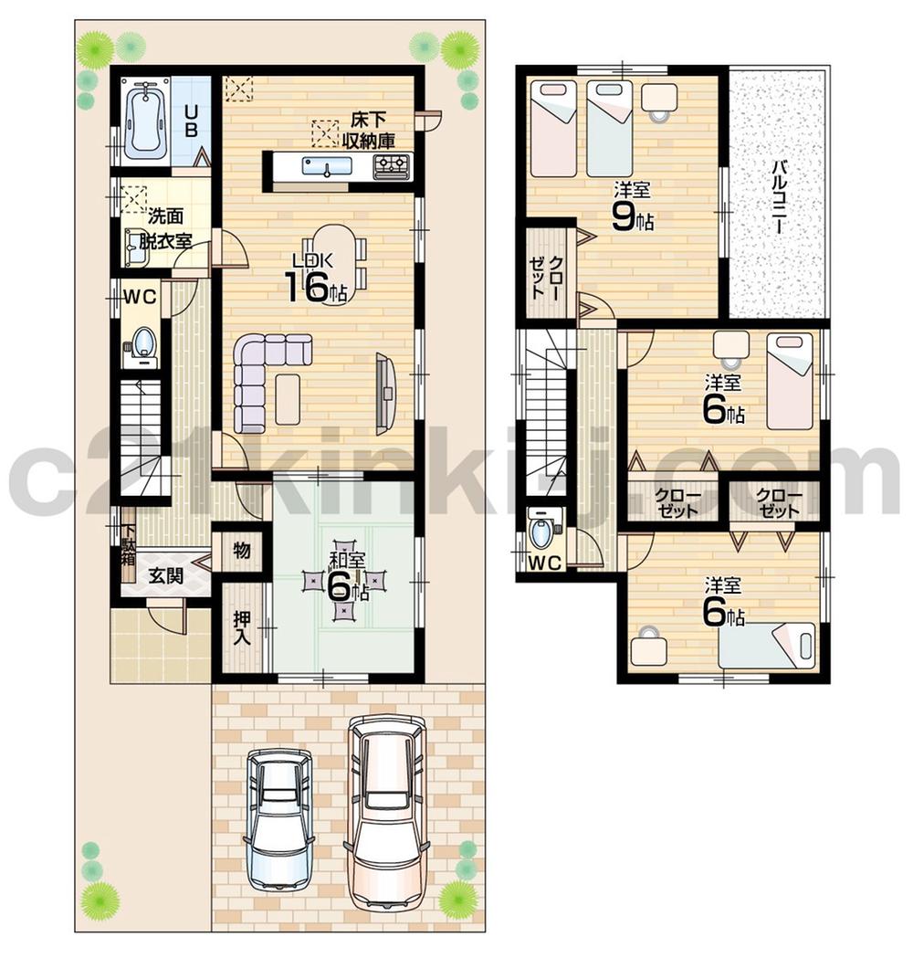 Floor plan. (No. 11 locations), Price 27,800,000 yen, 4LDK, Land area 130.24 sq m , Building area 105.15 sq m