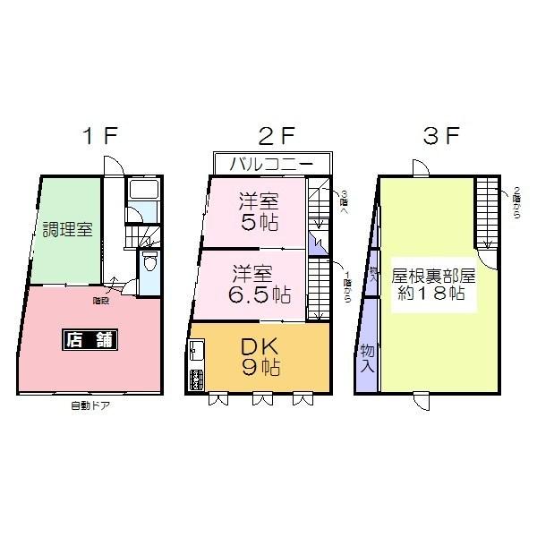 Floor plan. 10.8 million yen, 2DK + S (storeroom), Land area 49.16 sq m , Building area 75.52 sq m