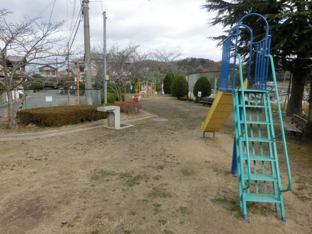 Other. There is a park in front of the eye.