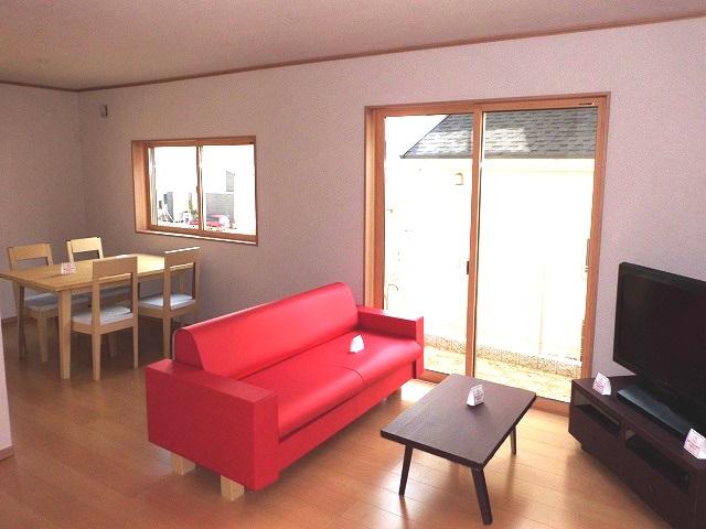 Living. Spacious living room Big success as a place of communication with family