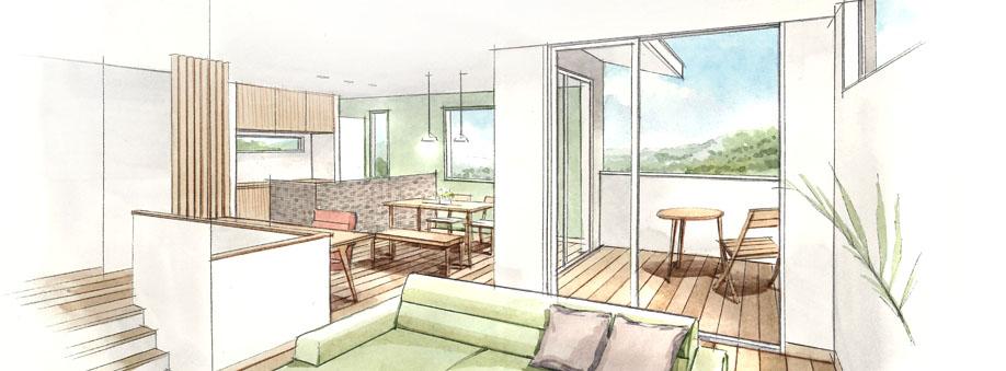 Other. "Interior design prevailing feeling of opening"