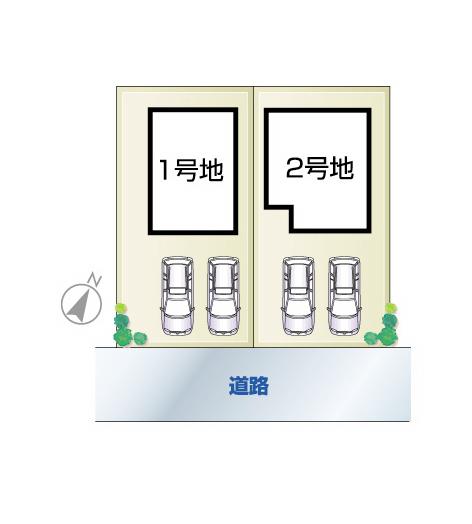 The entire compartment Figure. All two-compartment! The entire road 4.2m! Facing south!