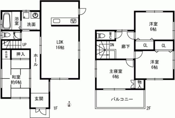 Floor plan. 27 million yen, 4LDK, Land area 197.05 sq m , Building area 103.5 sq m