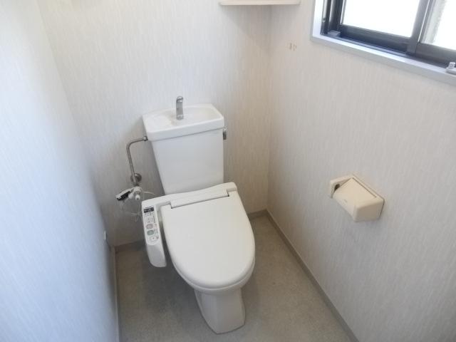 Toilet. It is about lighting unnecessary during the day