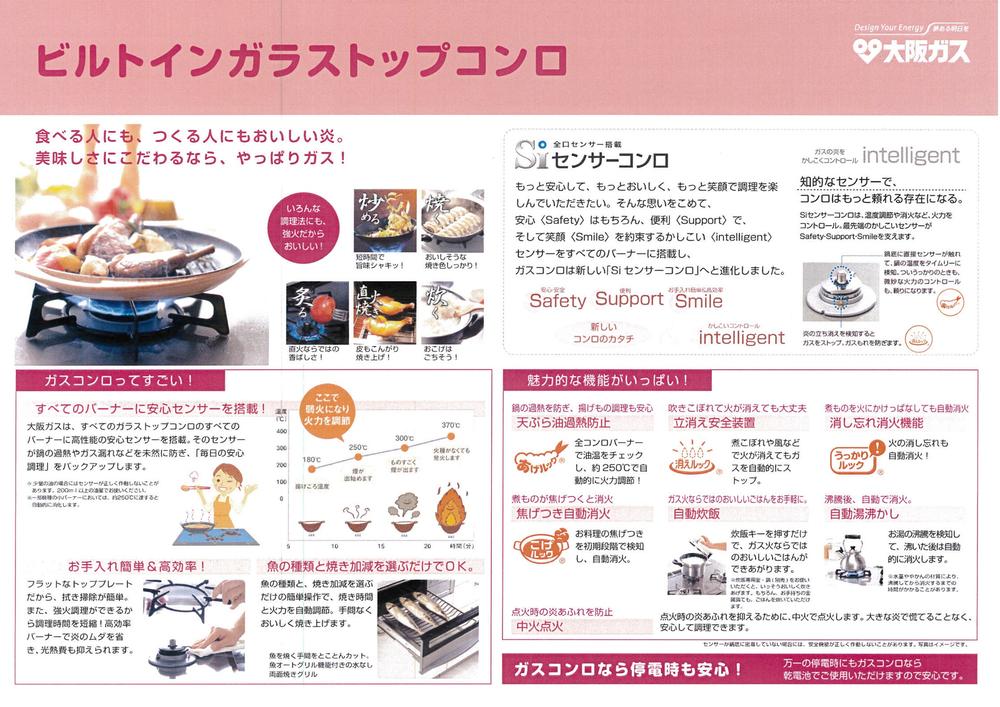 Other Equipment. Glass top ・ Gas stove