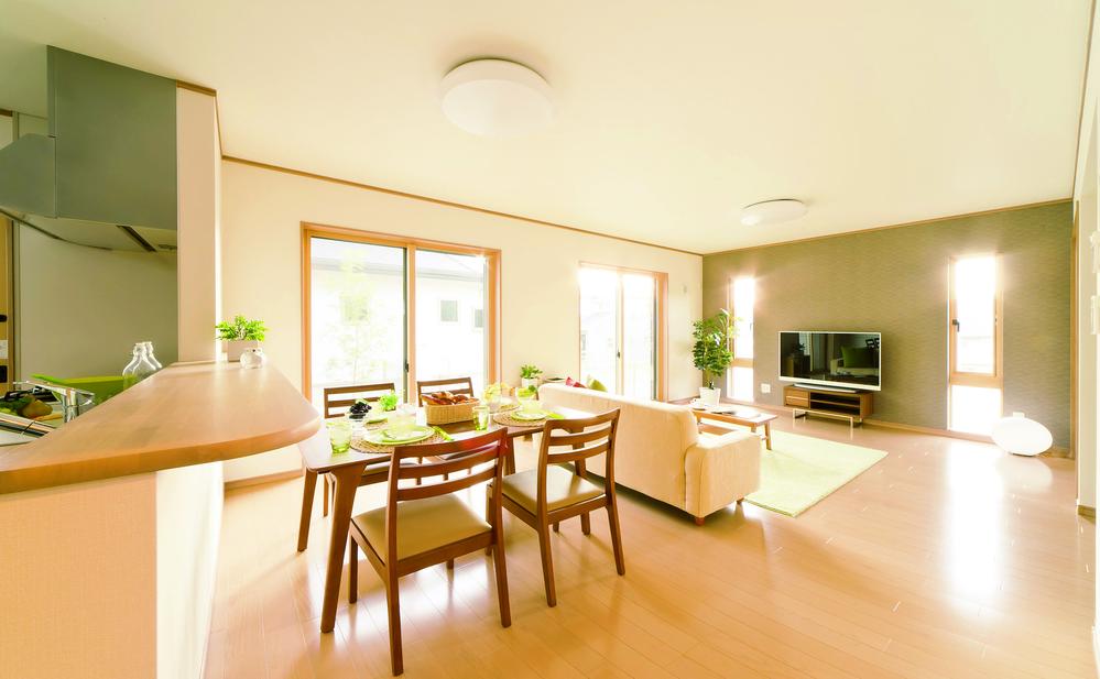 Living. Model house photo ・ Special sale start