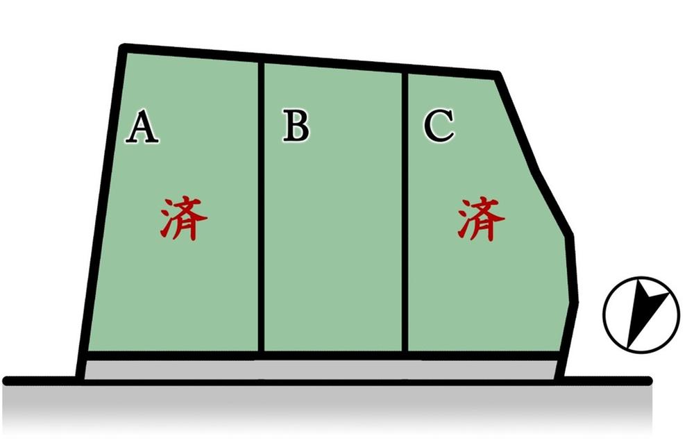 Compartment figure. Land price 20,580,000 yen, Land area 252.01 sq m