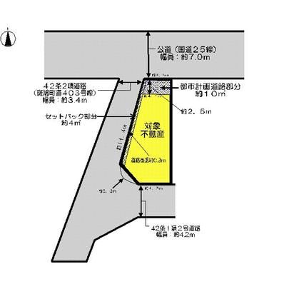 Compartment figure. Nara Prefecture Ikoma-gun, Ikaruga-cho Horyuji Minami 1-chome