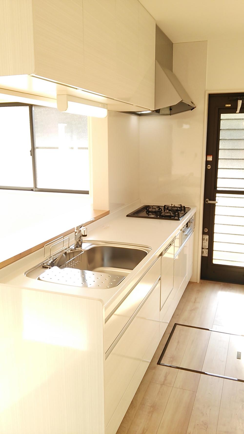 Kitchen. Example of construction kitchen