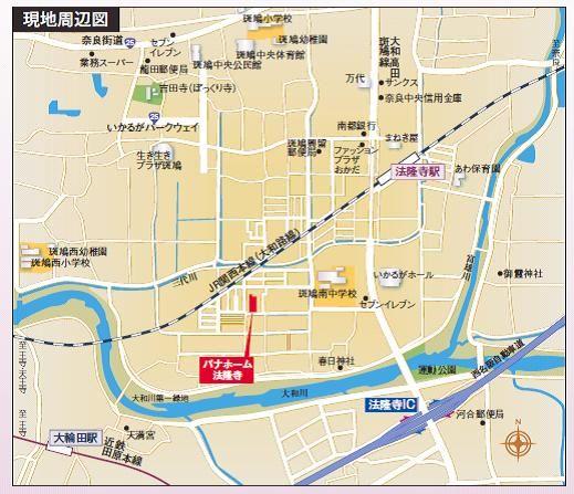 Local guide map. Site peripheral view