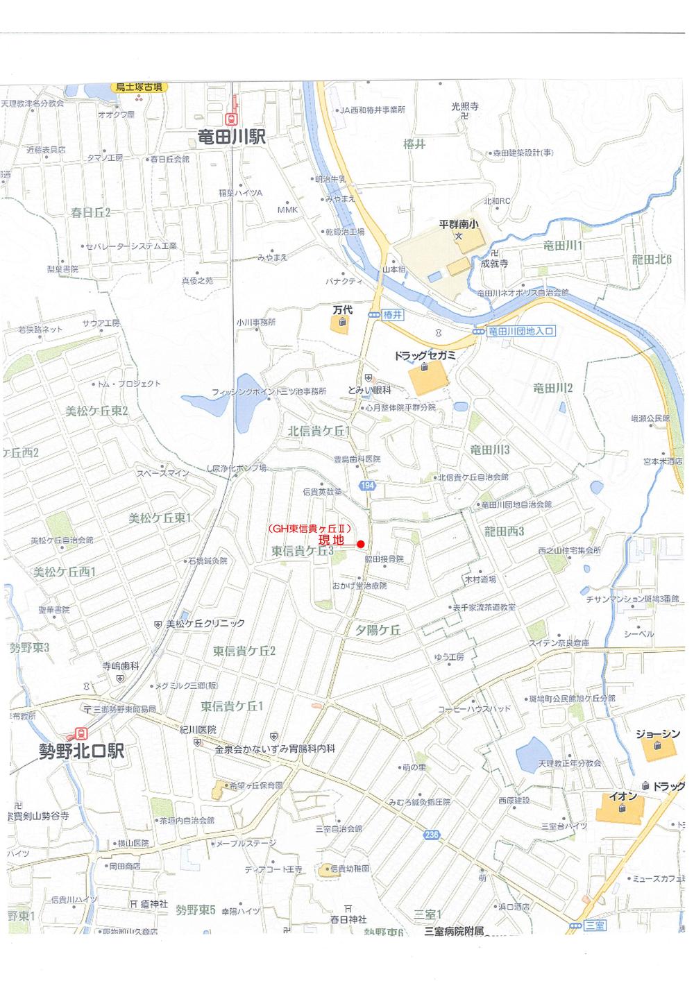 Local guide map. Local map