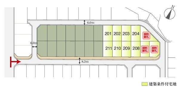 Compartment figure. Land prices -  ※ Compartment Figure