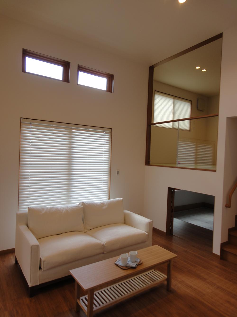 Model house photo. Living