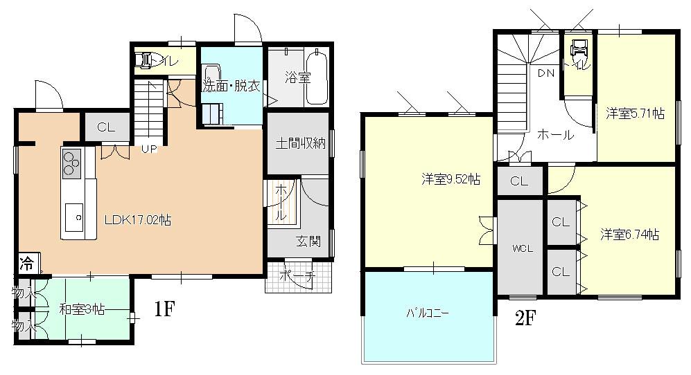 Floor plan. 26.5 million yen, 4LDK, Land area 145.05 sq m , Building area 111.75 sq m