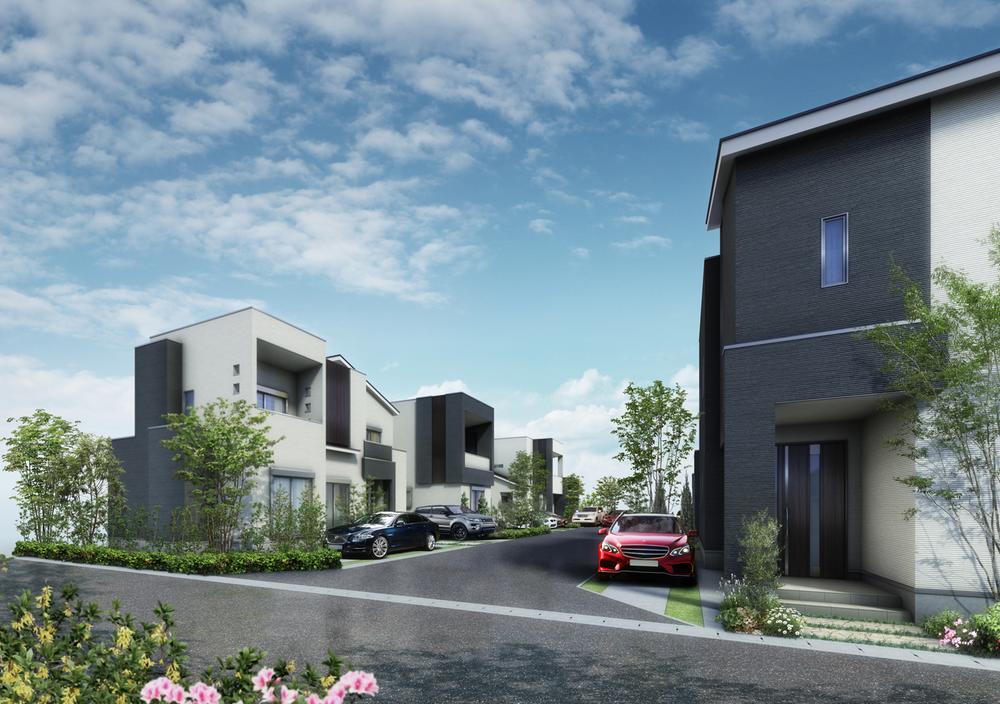 Building plan example (Perth ・ appearance). The city of all 10 compartments in the redevelopment area