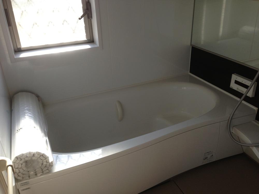 Model house photo. Model house bathroom