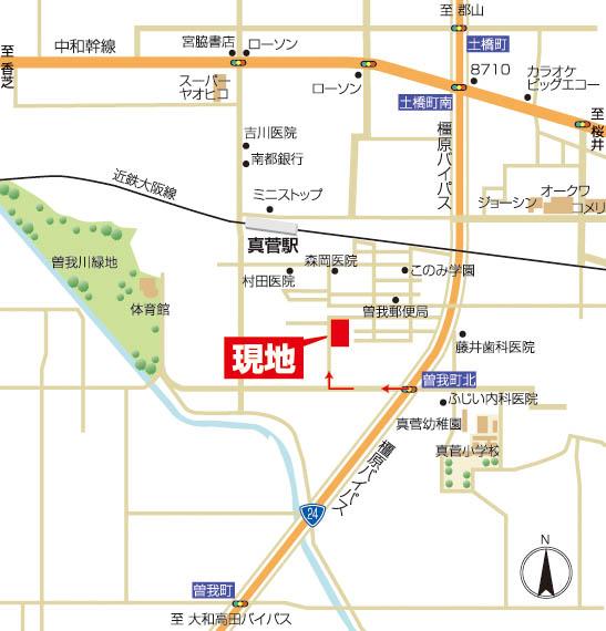 Local guide map. Detail view