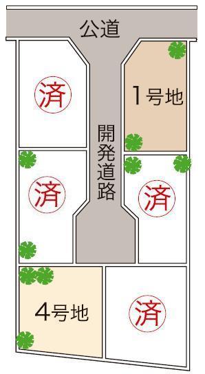Compartment figure. 23.8 million yen, 4LDK, Land area 130.09 sq m , Building area 100 sq m whole compartment view