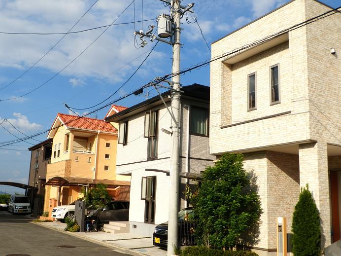 Sale already cityscape photo. Subdivision landscape