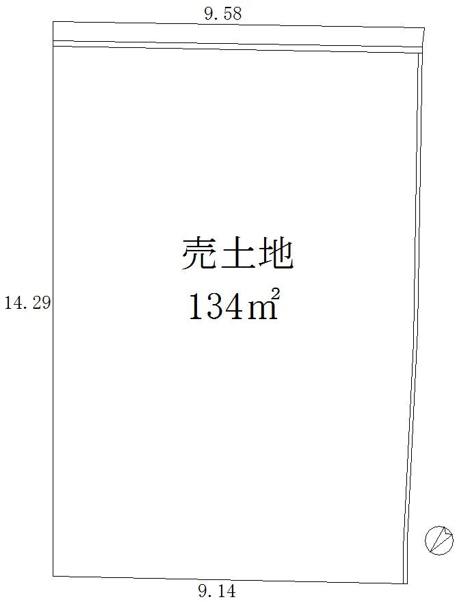 Compartment figure. Land price 6.6 million yen, Is the new streets of the land area 140 sq m all 4 compartment.