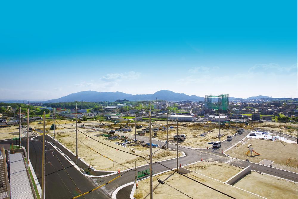 From local is located in the gentle hills is, It overlooks the peripheral spread to rich.