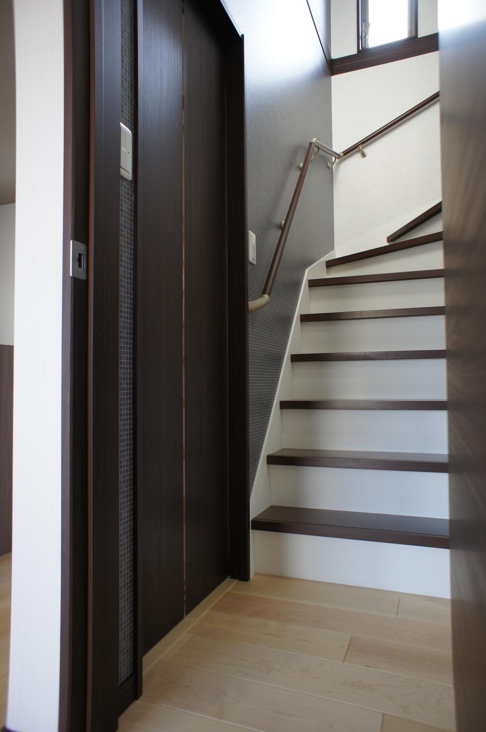 Other. Stylish stairs in the two-tone color