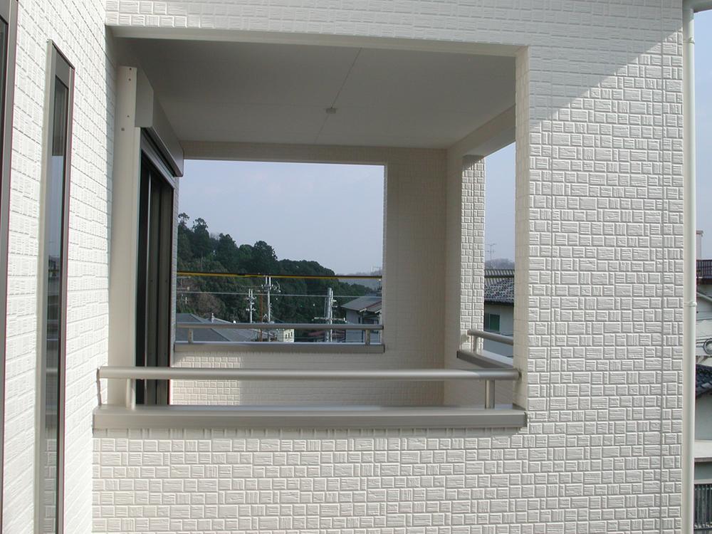 Balcony. Peace of mind even two days rain with a roof