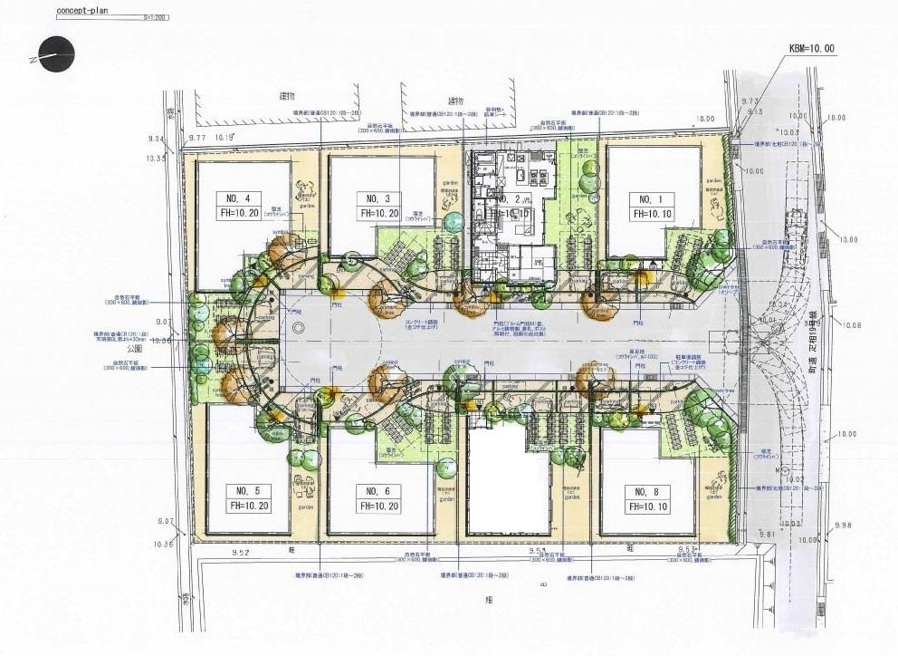 The entire compartment Figure.  ■ Green city ■ Exterior design by designer was awarded the Good Design Award