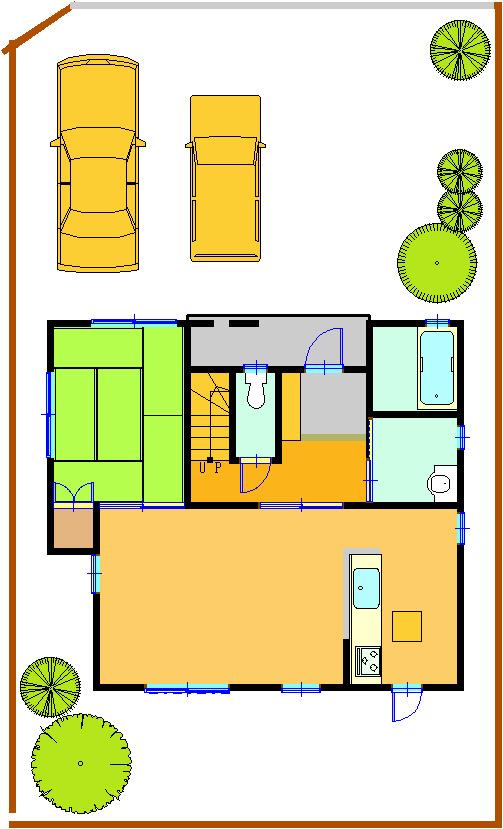 Floor plan. Price 25,400,000 yen, 4LDK, Land area 229.14 sq m , Building area 95.87 sq m