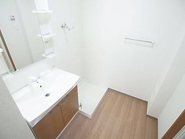 Washroom. Stand-alone shampoo dresser also are equipped pat