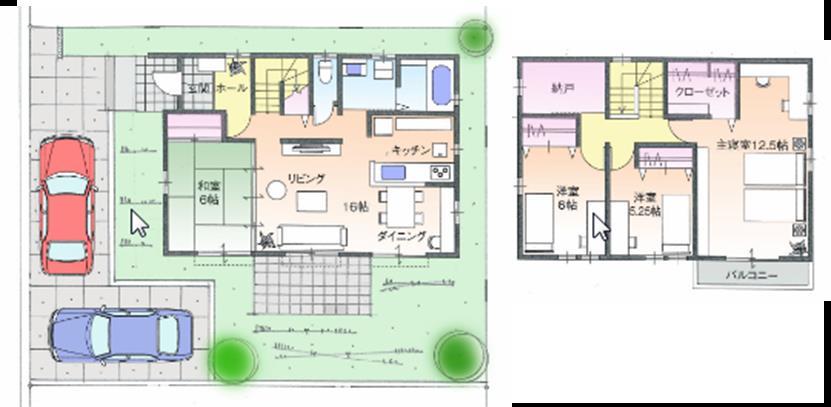Building plan example (introspection photo). Building plan example (No. 12 locations) Building Price 13,930,000 yen, Building area 115.09 sq m ※ For delivery in the same property is on or after April 1,, The price is to apply the 8% consumption tax. ※ Additional information is available at the clerk.