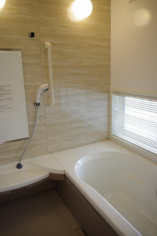 Model house photo. Bathroom