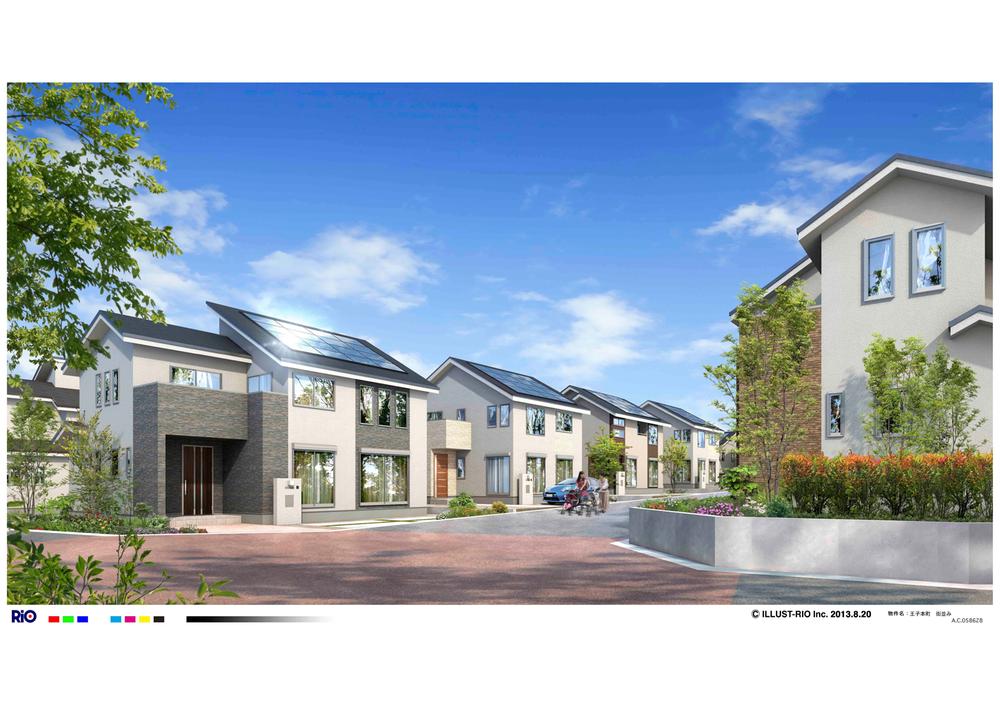 Building plan example (exterior photos). Zentei solar power generation ・ Eco-city