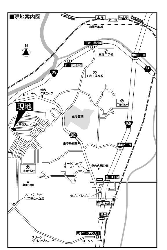 Local guide map. Local guide map