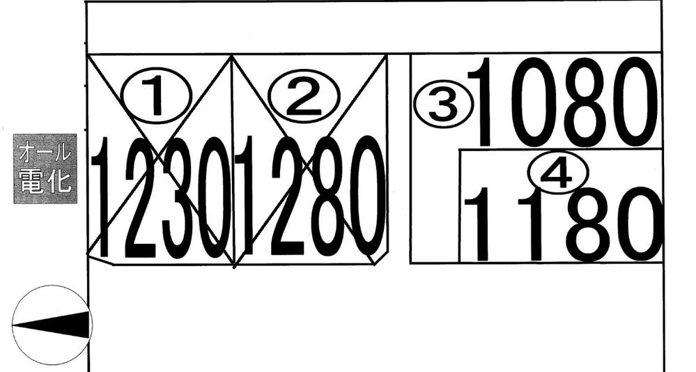 Compartment figure. Land price 10.8 million yen, Land area 130 sq m