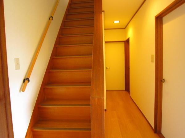 Other introspection. With handrail of the stairs peace of mind