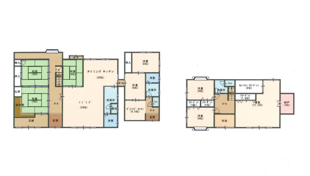 Floor plan. 22,800,000 yen, 10LDK, Land area 518.71 sq m , Building area 232.25 sq m 10LDK