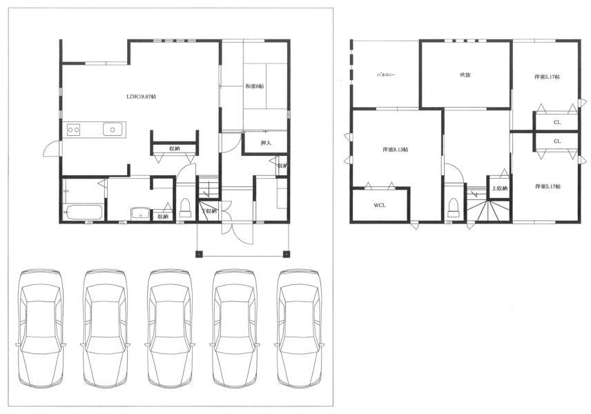 Building plan example (floor plan). Yamatotakada Ikejiri «New construction sale» Finally starting! 