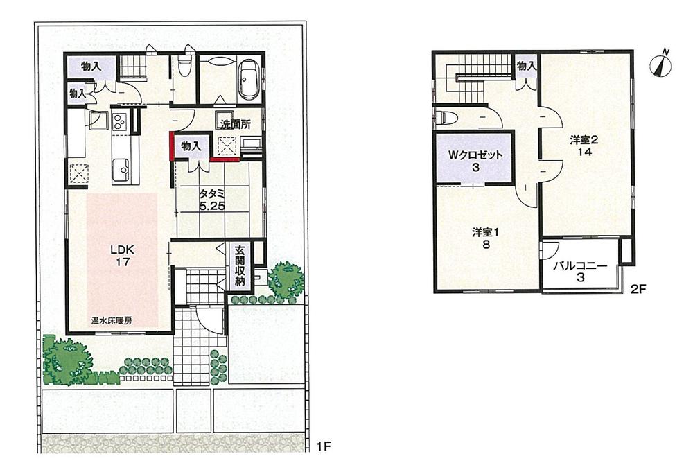 Floor plan. 38,700,000 yen, 3LDK, Land area 136.52 sq m , It can be used in accordance with the building area 116.75 sq m growth, 2 door 1 room of children's