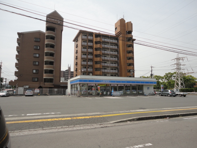 Convenience store. Lawson, Oita Hagiwara 1-chome to (convenience store) 83m