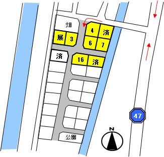 The entire compartment Figure. Corner lot there is a 4 compartment.
