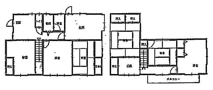 Floor plan. 5.5 million yen, 6DK, Land area 239.69 sq m , Building area 131.28 sq m
