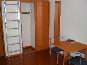 Living and room. closet