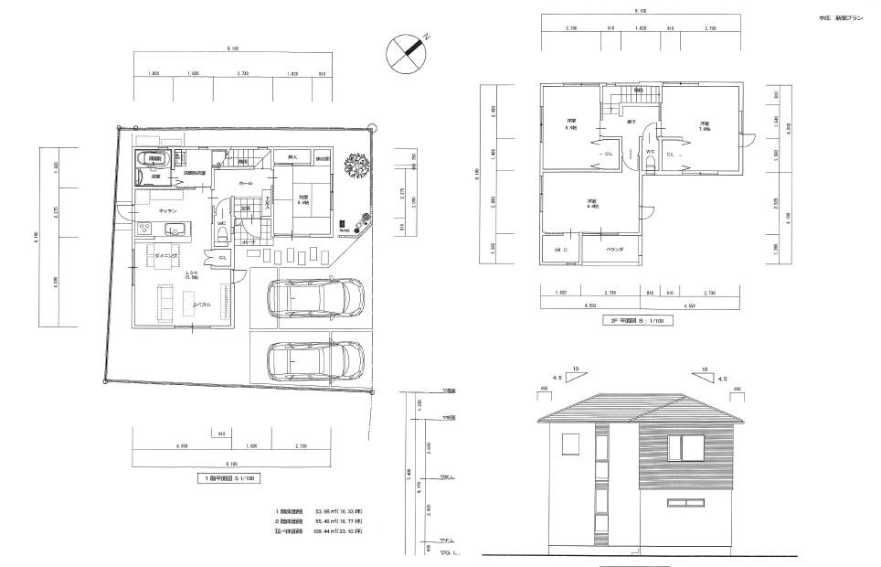 Floor plan. 24,800,000 yen, 4LDK, Land area 141.62 sq m , Building area 109.44 sq m